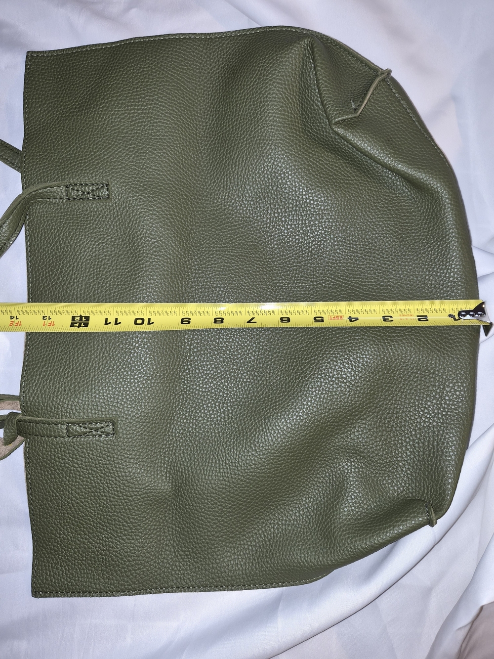 Olive Green Tote Bag